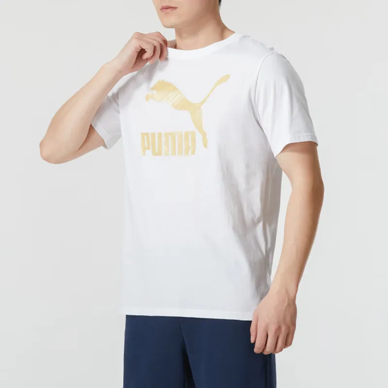 PUMA T Shirts Unisex White-1