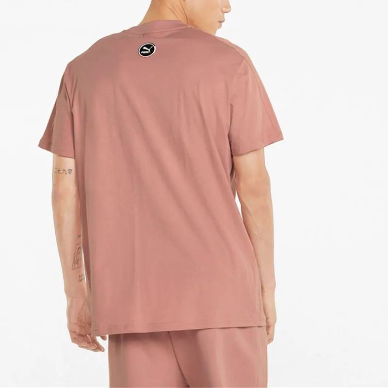 PUMA T Shirts Unisex Rose Pink-3