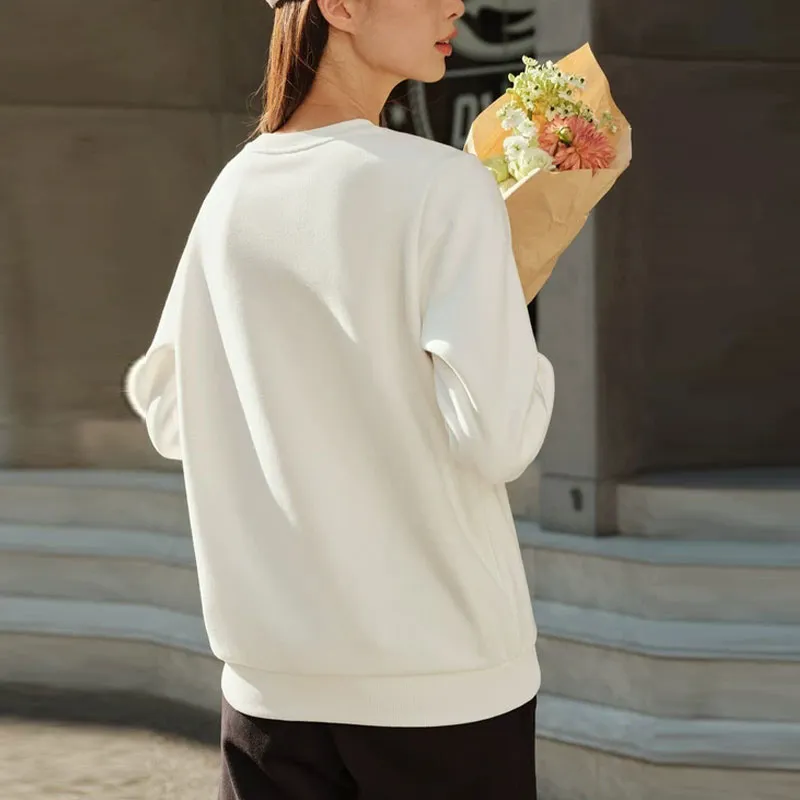 Skechers Sweatshirt Women's Marshmallow White-4