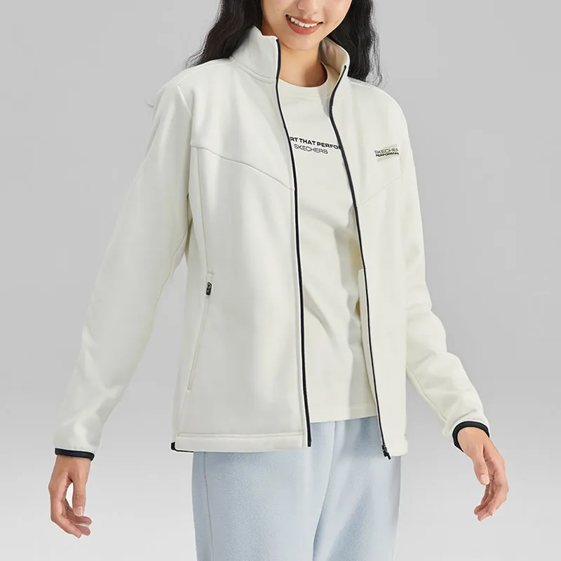 Skechers Jackets & Coats Women's Marshmallow White-1