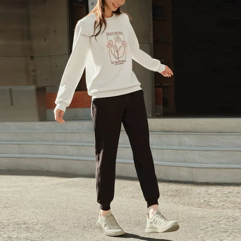 Skechers Sweatshirt Women's Marshmallow White-3