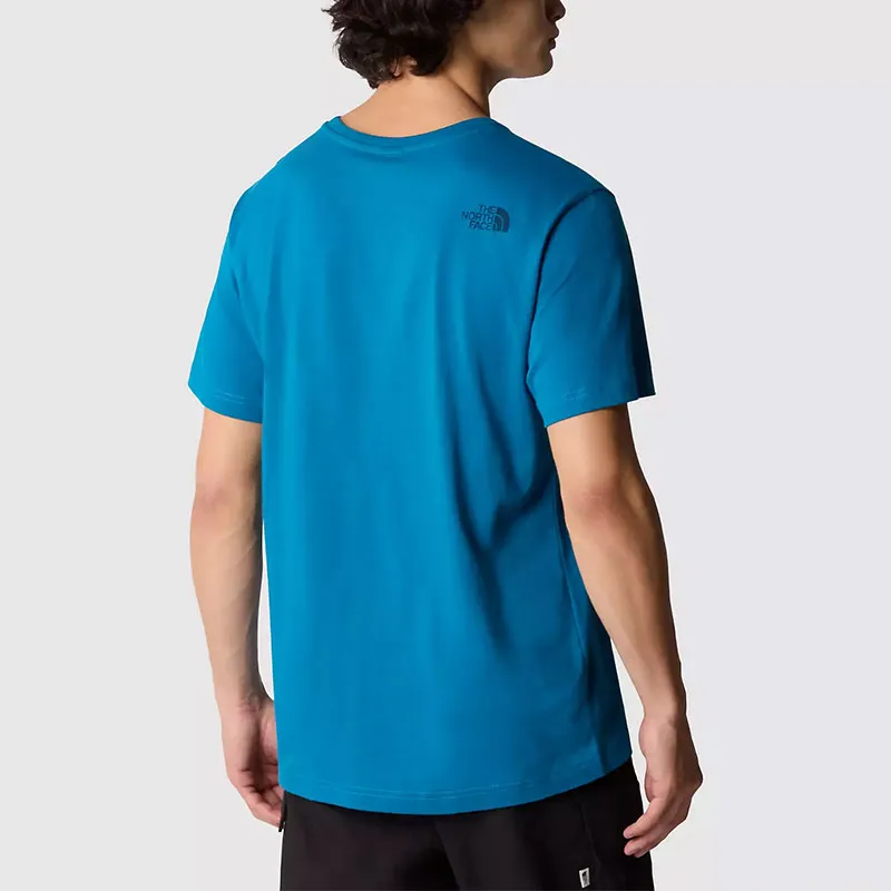 THE NORTH FACE MOUNTAIN LINE T Shirt Men's Blue-4