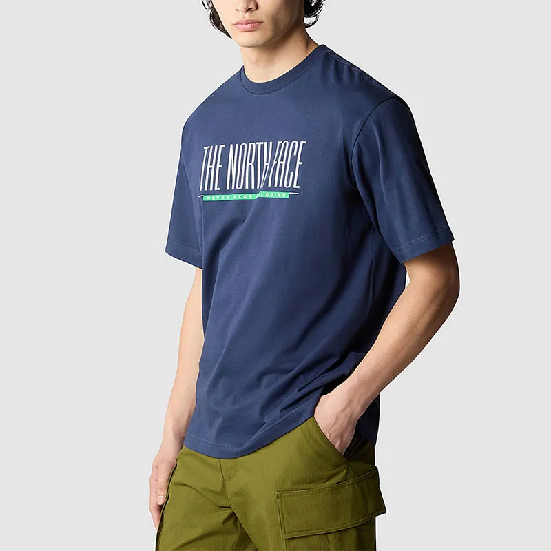 THE NORTH FACE TNF EST 1966 T Shirt Men's Blue-3