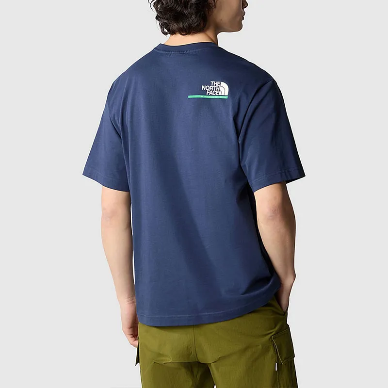 THE NORTH FACE TNF EST 1966 T Shirt Men's Blue-4