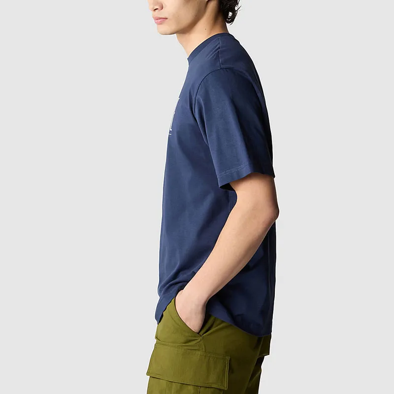 THE NORTH FACE TNF EST 1966 T Shirt Men's Blue-5
