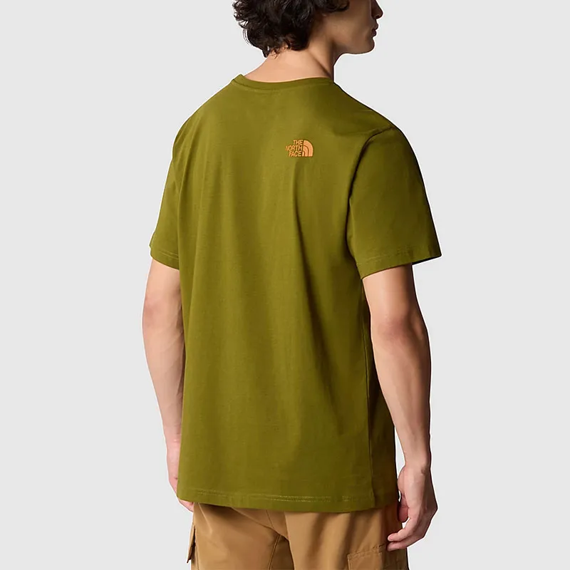 THE NORTH FACE RUST 2 T Shirt Men's Olive Green-4