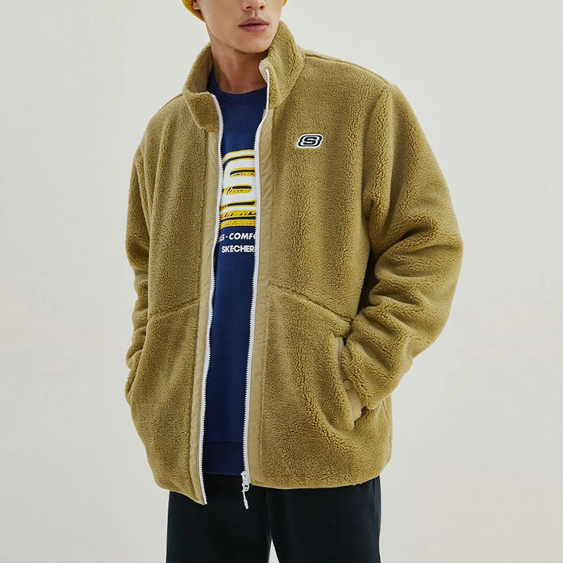 Skechers Velvet feel Coat Men's Kelp Umber-2