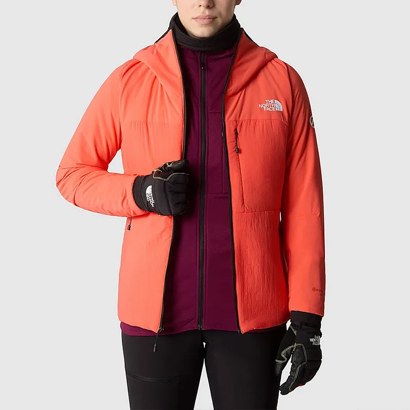 THE NORTH FACE SUMMIT CASAVAL MIDLAYER HOODIE Jackets Coats Women's Orange-5