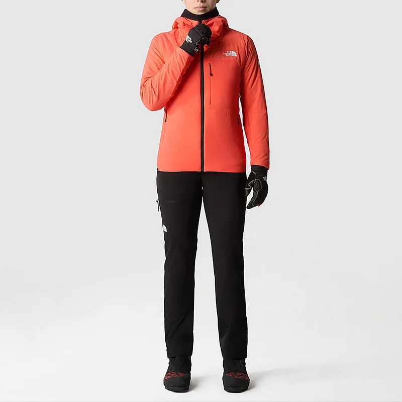 THE NORTH FACE SUMMIT CASAVAL MIDLAYER HOODIE Jackets Coats Women's Orange-3