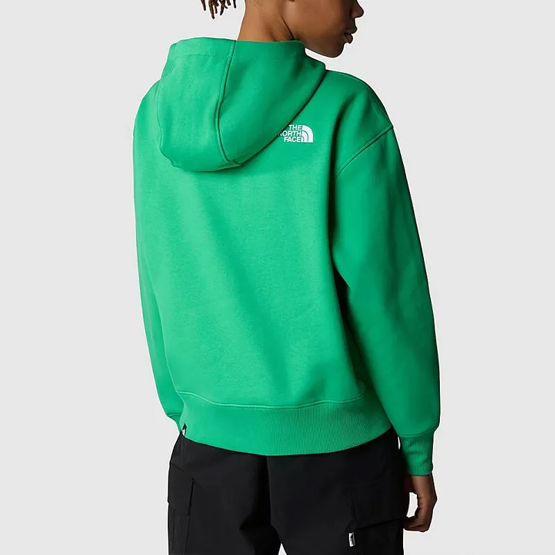 THE NORTH FACE ESSENTIAL HOODIE Sweatshirt Women's Green-3