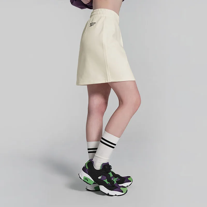 Reebok SS24 Casual Short Skirts Women's White-4
