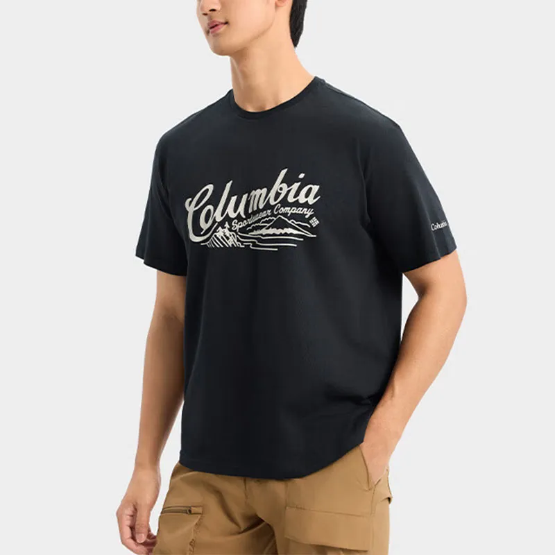 Columbia T Shirts Unisex Black-2