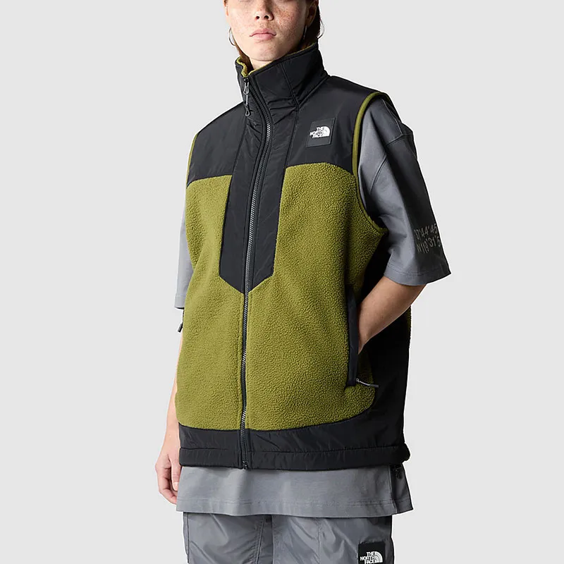 THE NORTH FACE FLEESKI Y2K GILET Vest Unisex Olive Green-7