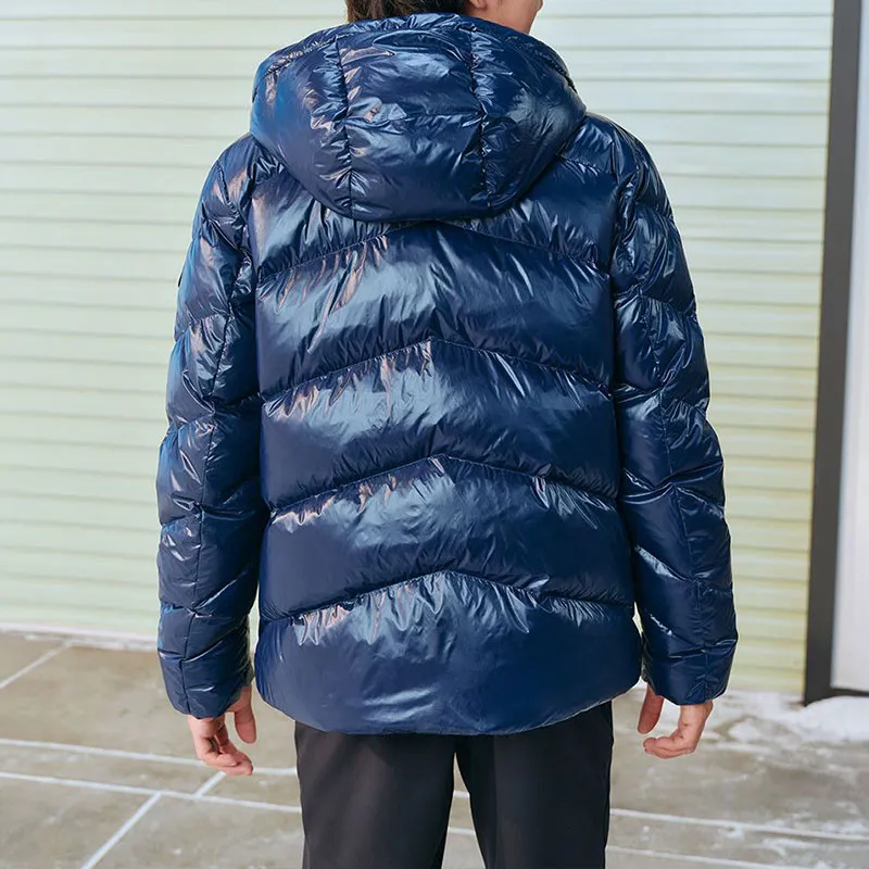 Skechers Down Jacket Men's Dark Blue Black-3