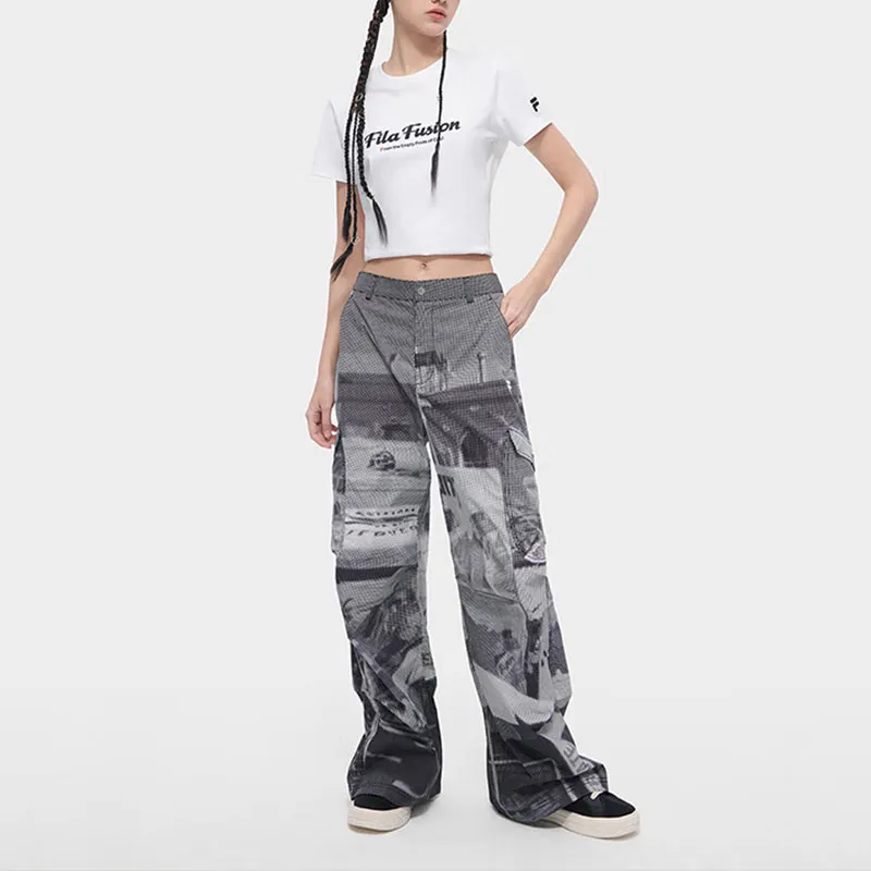 FILA FUSION Casual Pants Women's Jet Black-2
