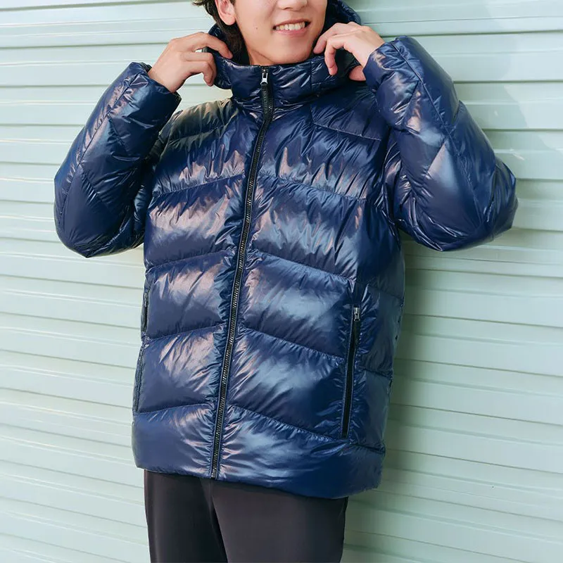 Skechers Down Jacket Men's Dark Blue Black-2