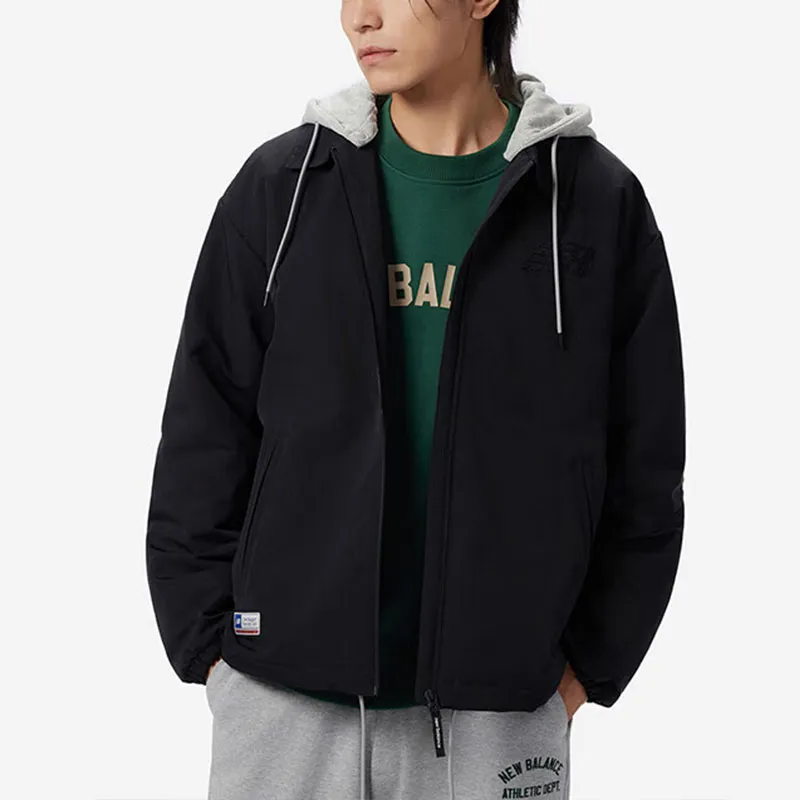 New Balance Puffer Jacket Men's Black-2