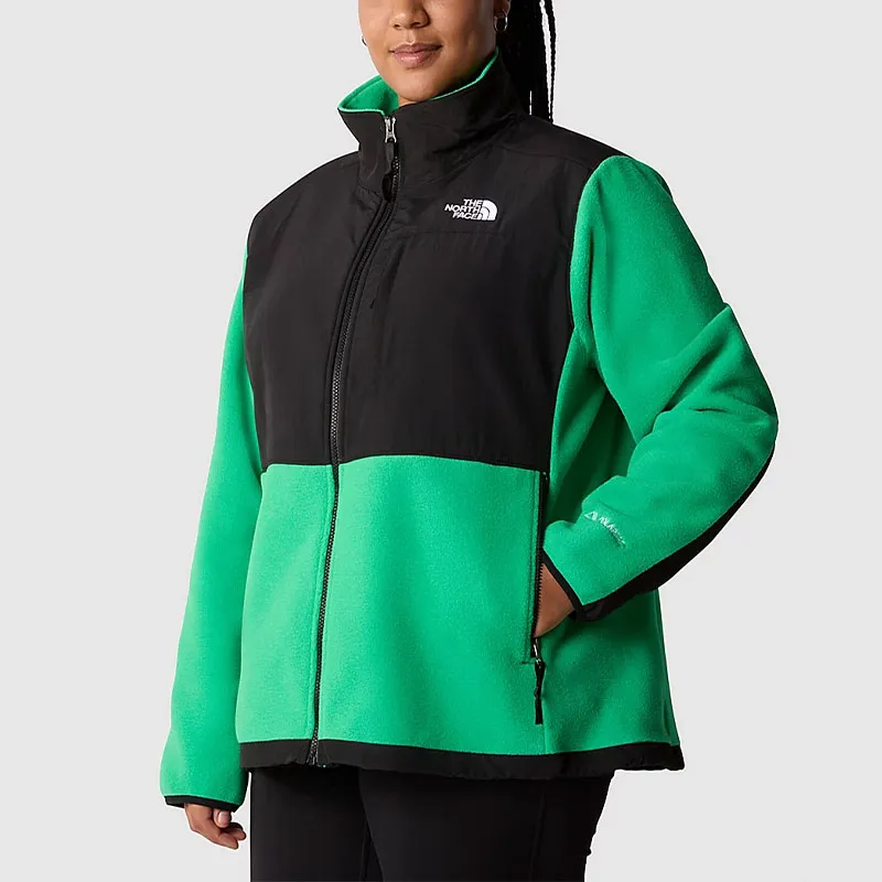 THE NORTH FACE PLUS SIZE DENALI JACKET Jackets Coats Women's Black/Green-3