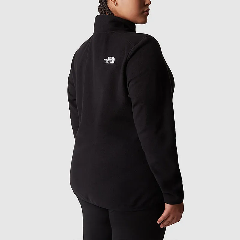 THE NORTH FACE PLUS SIZE 100 GLACIER 1/4 ZIP FLEECE Sweatshirt Women's Black-4