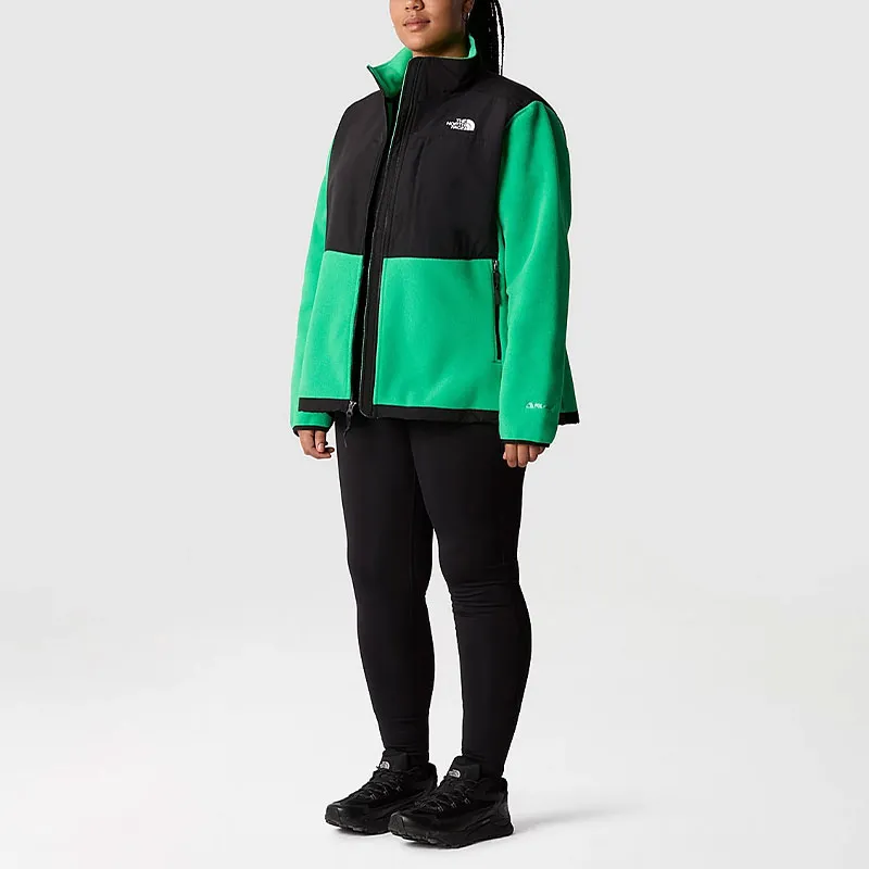 THE NORTH FACE PLUS SIZE DENALI JACKET Jackets Coats Women's Black/Green-2