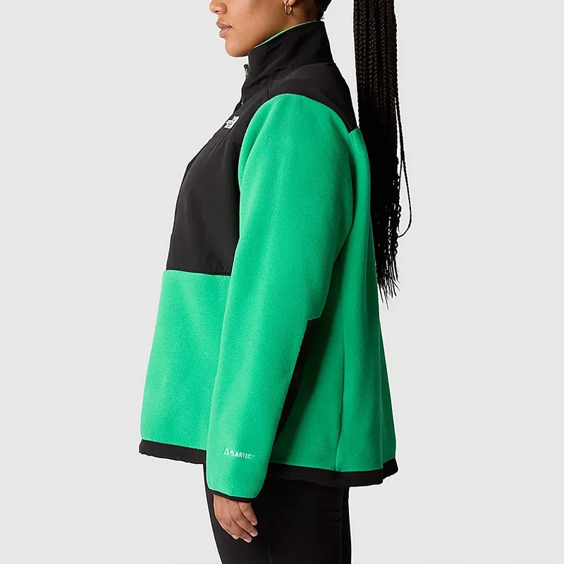 THE NORTH FACE PLUS SIZE DENALI JACKET Jackets Coats Women's Black/Green-5