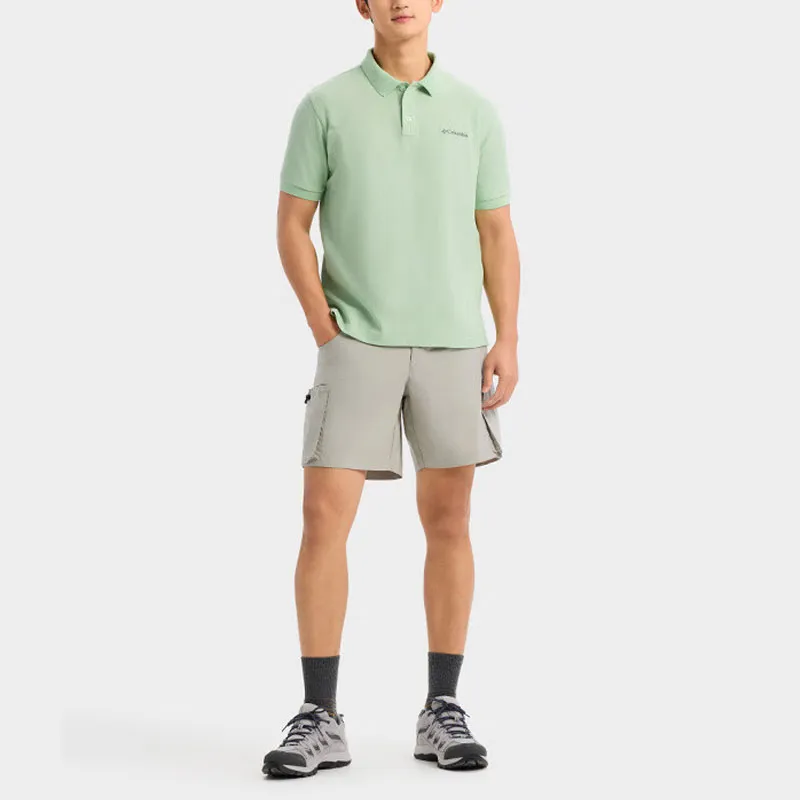 Columbia Polo Shirt Men's Green-2