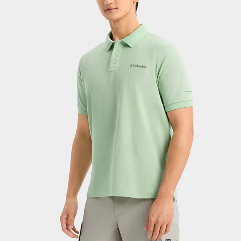 Columbia Polo Shirt Men's Green-3