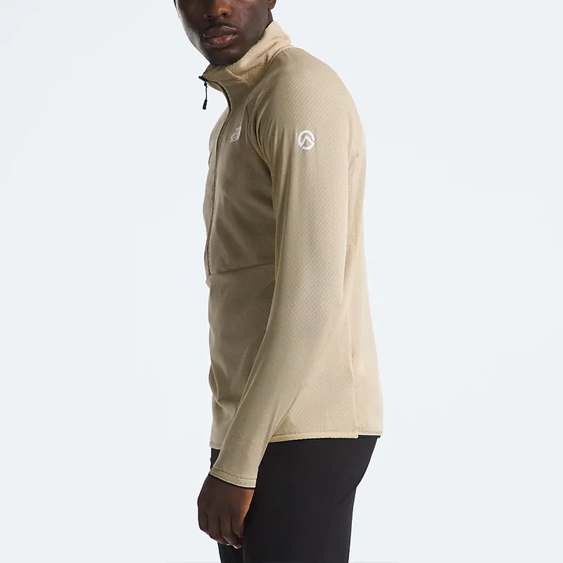THE NORTH FACE Men’s Summit Series FUTUREFLEECE™ LT ½-Zip Sweatshirt Men's Gravel Stone Color-4