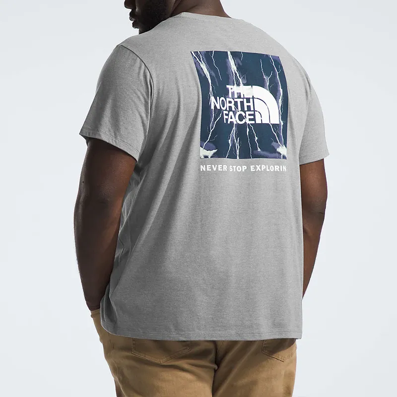 THE NORTH FACE Men’s Big Short-Sleeve Box NSE Tee T-Shirt Men's Gray-2
