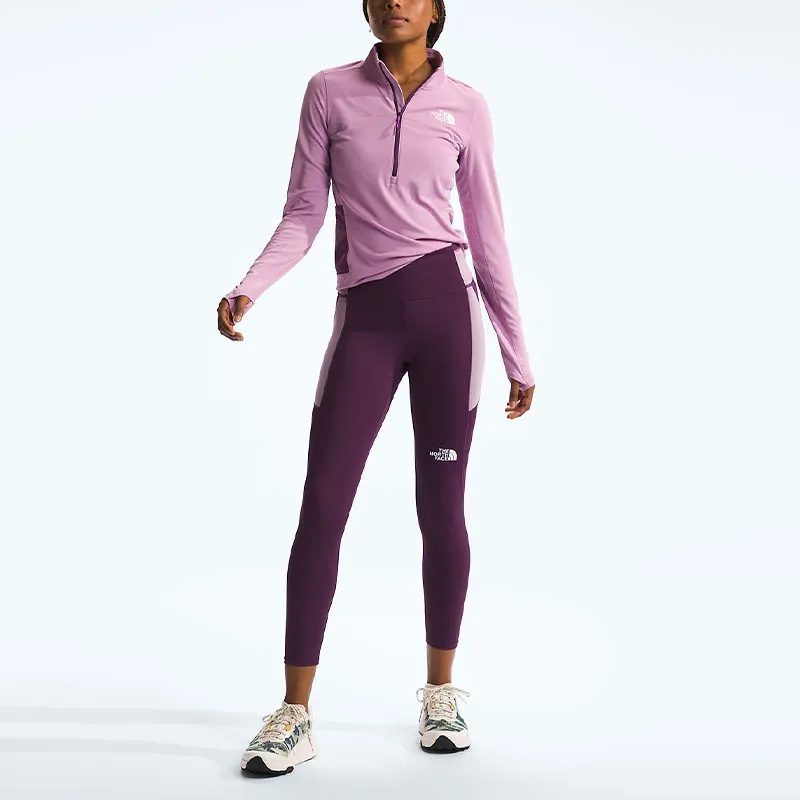 THE NORTH FACE Women's Sunriser ¼ Zip Jackets & Coats Women's Blackcurrant Purple-1
