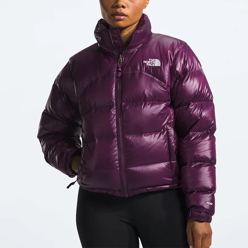 THE NORTH FACE Women's 2000 Retro Nuptse Jacket Jackets & Coats Women's Blackcurrant Purple-1