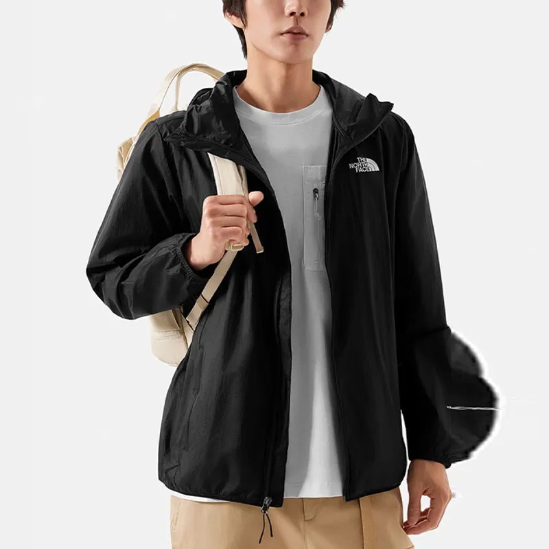 THE NORTH FACE City Outdoor Collection Breathable And Windproof Sun Protection Clothing Men's Cosmic Black-3