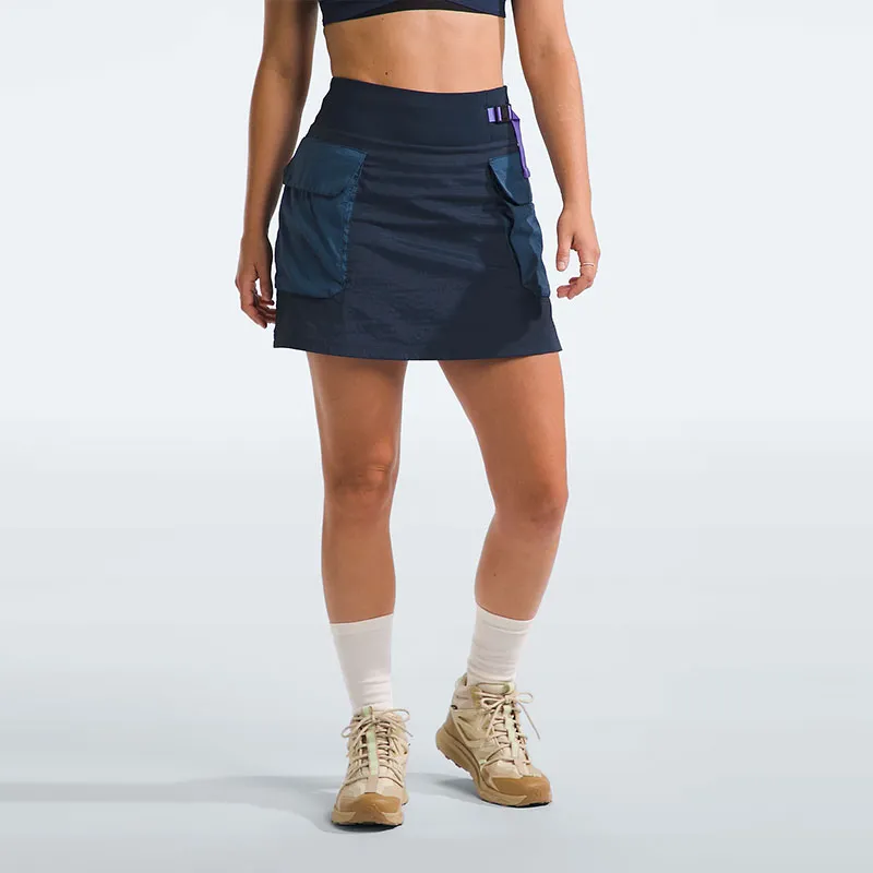 THE NORTH FACE Women's's Spring Peak Skort Casual Short Skirts Women's Marine Blue-2
