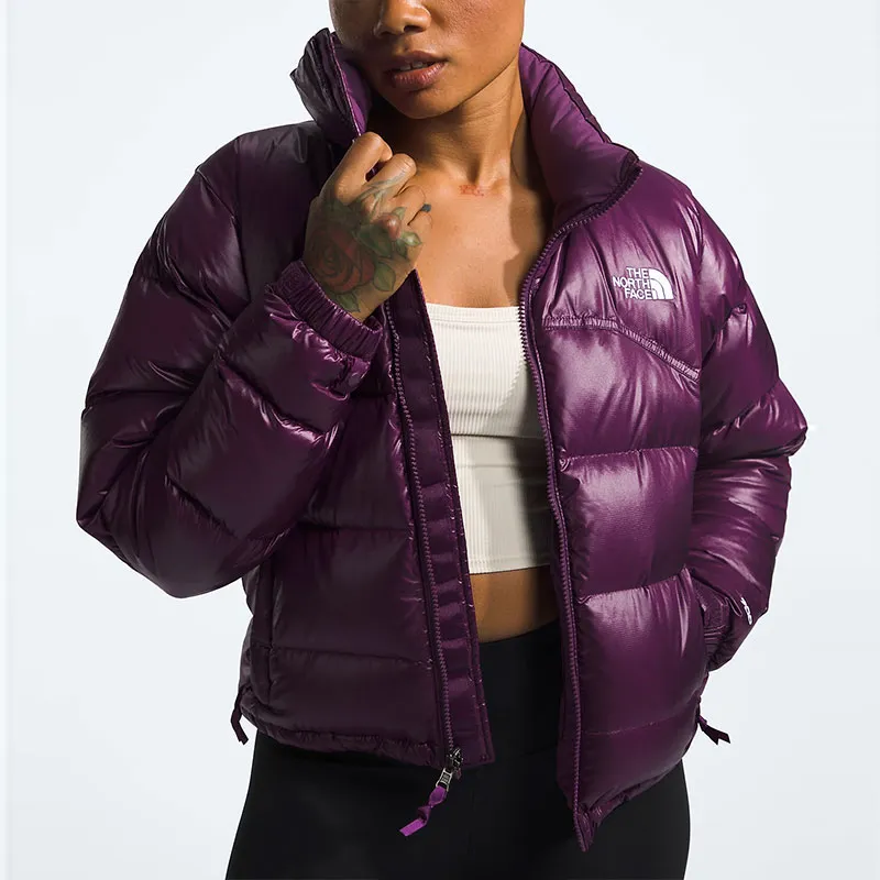 THE NORTH FACE Women's 2000 Retro Nuptse Jacket Jackets & Coats Women's Blackcurrant Purple-4