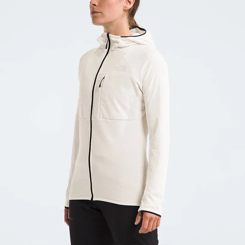 THE NORTH FACE Women's’s Summit Series FUTUREFLEECE™ Full-Zip Hoodie Jackets Coats Women's White-4