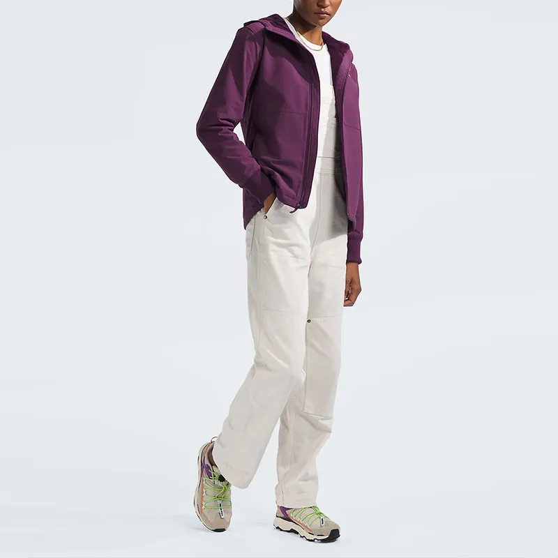 THE NORTH FACE Women's's Shelbe Raschel Hoodie Jackets Coats Women's Purple-1