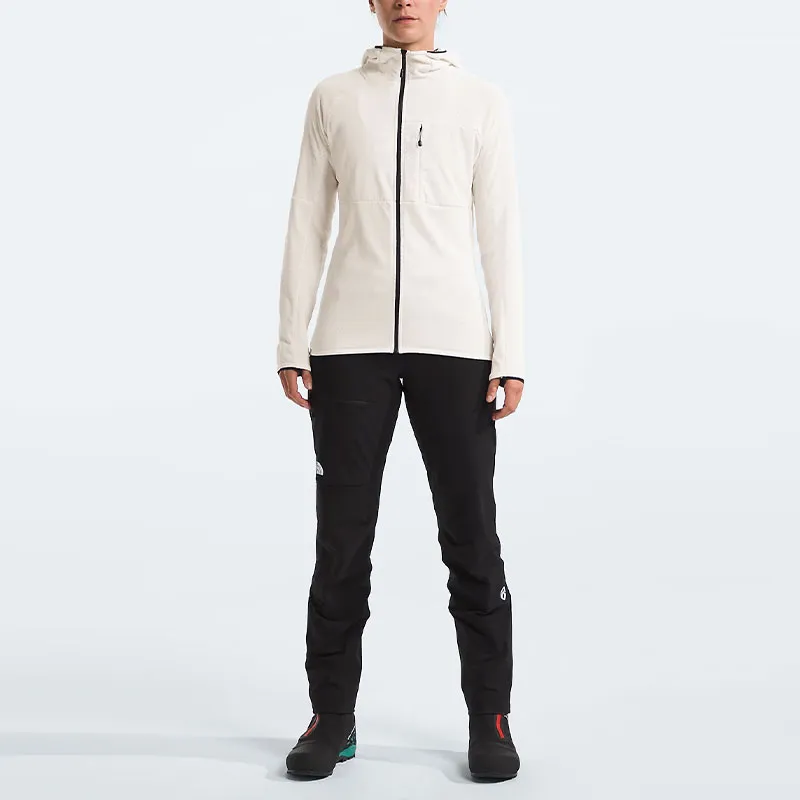 THE NORTH FACE Women's’s Summit Series FUTUREFLEECE™ Full-Zip Hoodie Jackets Coats Women's White-1