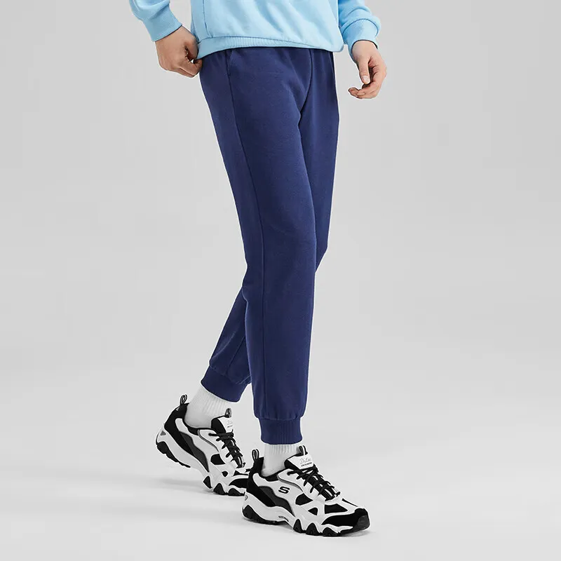 Skechers Colorful Knitted Sports Pants Men's Medieval Blue-1