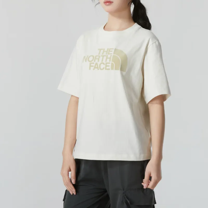 THE NORTH FACE Drop Shoulder Sleeve T Shirt Women's Ecru-2