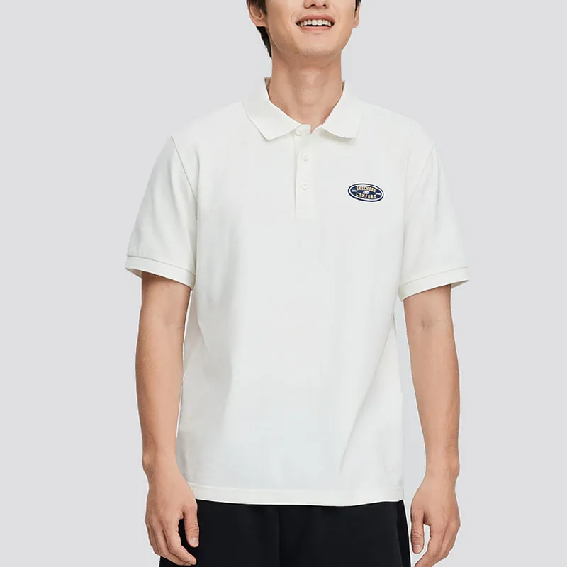 Skechers Polo Shirt Men's Marshmallow White-3
