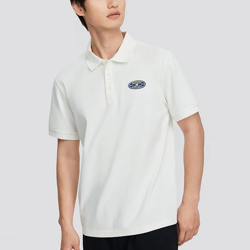 Skechers Polo Shirt Men's Marshmallow White-2