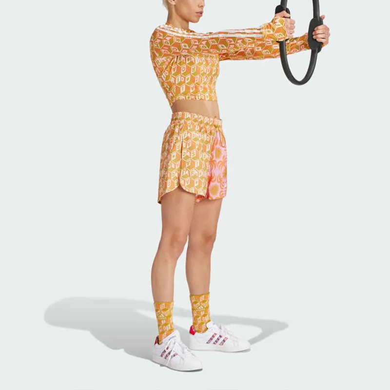 Adidas Free Shipping With AdiClub Adidas X Farm Rio Pacer Shorts-1