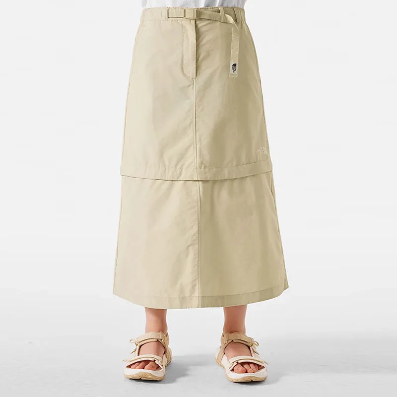 THE NORTH FACE Casual Long Skirts Women's Khaki-2