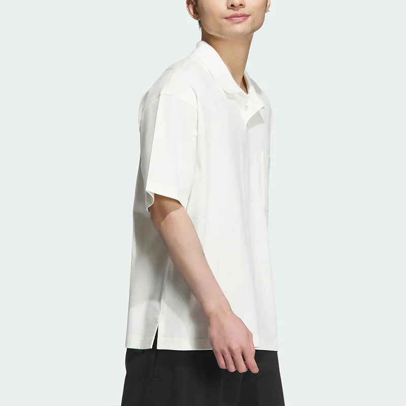 Adidas RELAXED POLO SHIRT Polo Shirt Men's Jade White-2