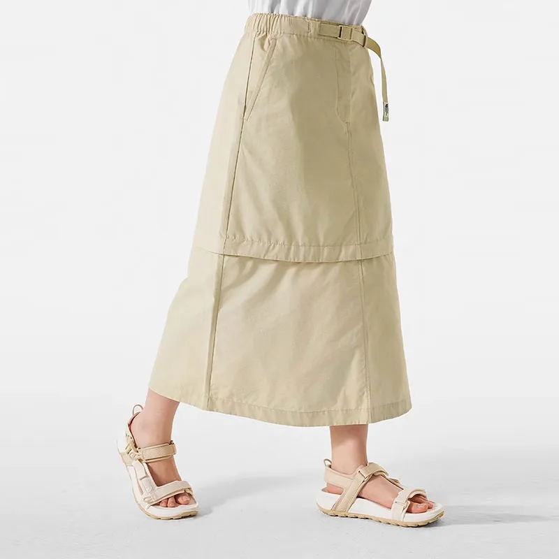 THE NORTH FACE Casual Long Skirts Women's Khaki-1