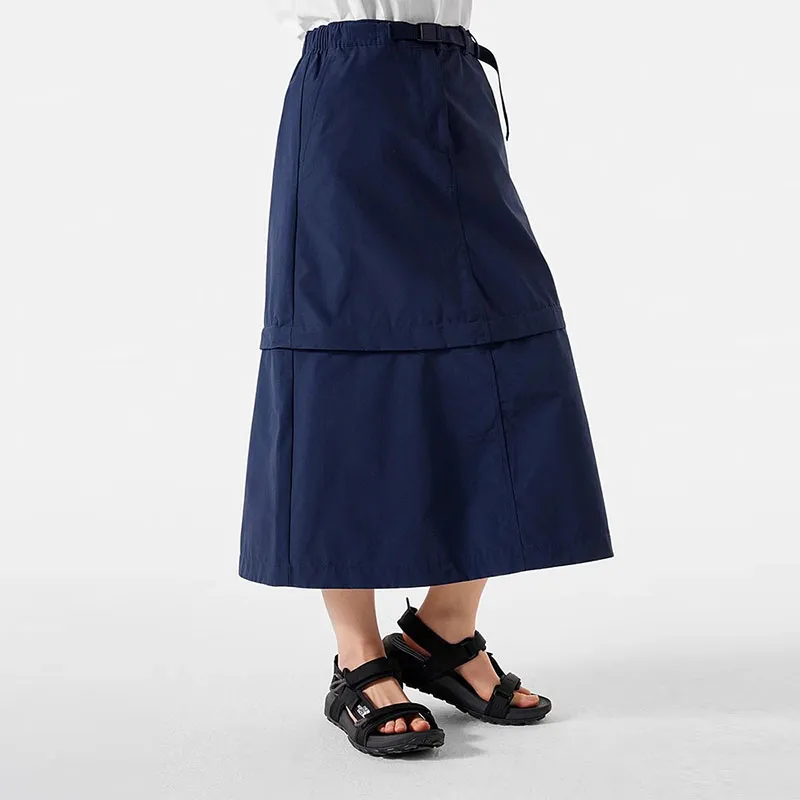 THE NORTH FACE Casual Long Skirts Women's Navy Blue-3