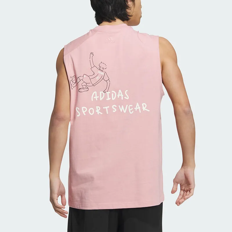 Adidas Tank Tops Men's Miracle Purple Pink-3