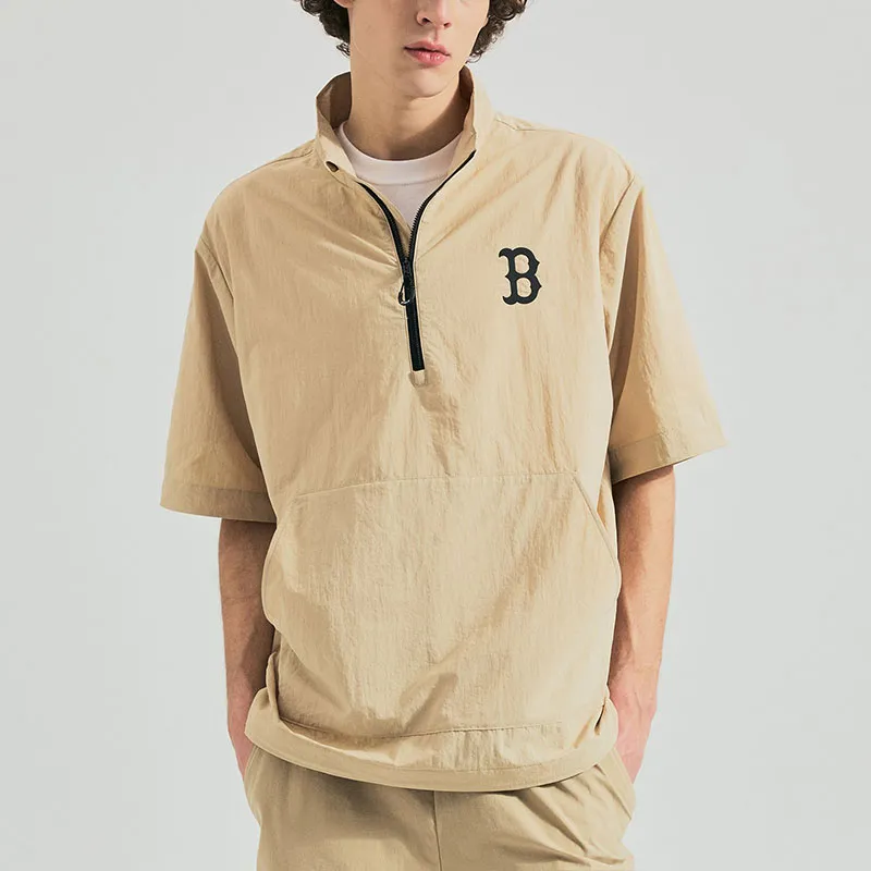 MLB Boston Red Sox T Shirts Men Khaki-3
