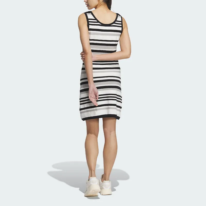 Adidas Originals KNIT DRESS Sleeveless Dress Women's Black-1
