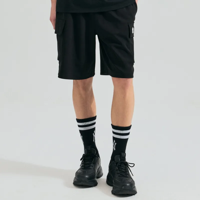 MLB New York Yankees Cargo Shorts Unisex Black-2